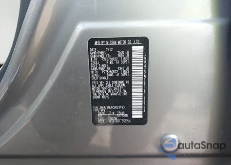 2012 Infiniti Qx56 z USA, uszkodzony, nr VIN JN8AZ2NE6C9022793